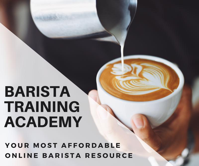 barista training guide; online barista training; how to be a barista